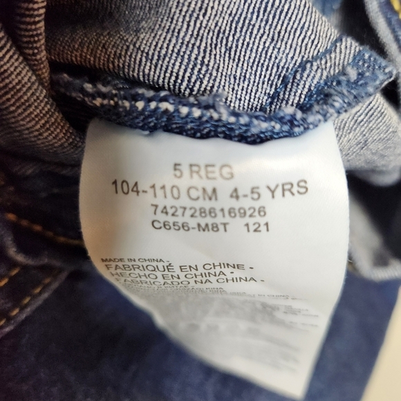 Levi's Kids Dark Wash Denim Bib Shortalls-Size 5 - Picture 11 of 11